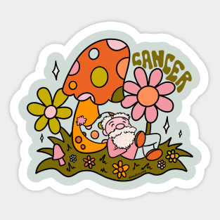 Cancer Gnome Sticker